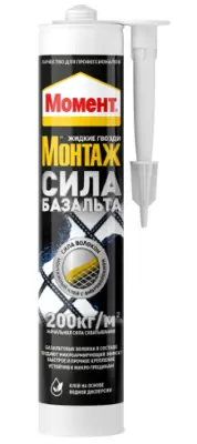 Клей МОМЕНТ монтаж Сила Базальта 400гр. Хенкель 3002144, , шт в интернет-магазине Патент24.рф