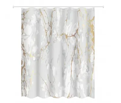 Штора для душа 200х180см 12колец люверсы, полиэстер, MasterHouse, , шт в интернет-магазине Патент24.рф