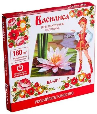 Весы напольные Василиса  ВА-4011 max180 кг, Кувшинка в интернет-магазине Патент24.рф