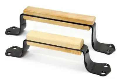 Ручка-скоба РС-100 плоская деревянная , , шт в интернет-магазине Патент24.рф