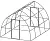 Теплица "Каплевидная" усиленная 4мх3х2,14м оцинк. 25х25 (шаг 0,65) , , шт в интернет-магазине Патент24.рф