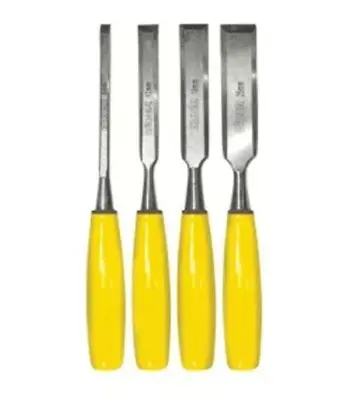 Набор Бибер: Стамески с пласт. ручкой 6,12,18,25мм 4шт. , , набор в интернет-магазине Патент24.рф