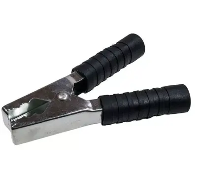 Зажим "крокодил" 250А 150мм черный 16-0020, , шт в интернет-магазине Патент24.рф