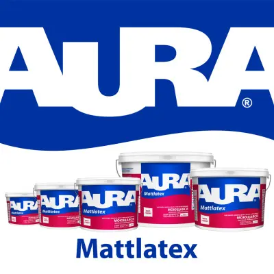 Краска AURA MATTLATEX база TR моющаяся для стен и потолков 2,7л, , шт в интернет-магазине Патент24.рф
