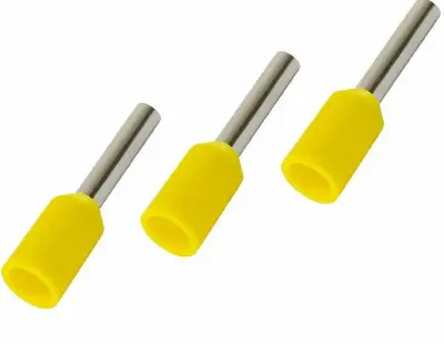 Наконечник-гильза 1мм2 Е1008 с изол.фланцем (1шт), , шт в интернет-магазине Патент24.рф