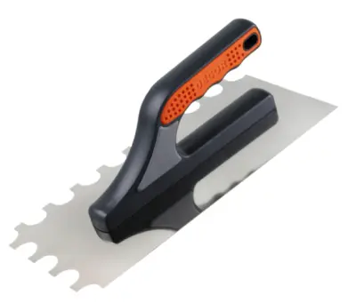 Гладилка 280х130мм полукруглый зуб 15х20мм нерж. сталь DECOR 680-333, , шт в интернет-магазине Патент24.рф