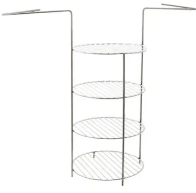 Этажерка унив. к тандырам (Атаман, Аладдин) 4-х ярусная большая, , шт в интернет-магазине Патент24.рф