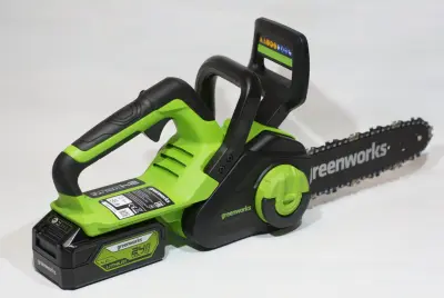 Пила цепная аккум. Greenworks 24В G24CS25K2 25см с АКБ 2Ач и ЗУ, , шт в интернет-магазине Патент24.рф