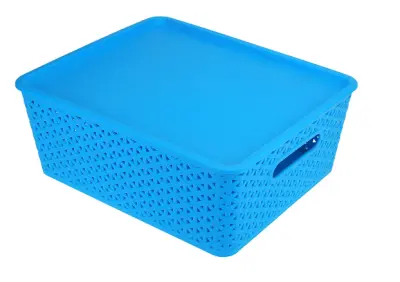 Корзина пл туал/прин "Вираж" 34,5х28,5см h13,5см с/кр с/руч 000 8, , шт в интернет-магазине Патент24.рф