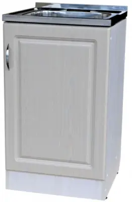 Тумба под мойку 500х600 Беленый Дуб правая SIRIUSLINE Т5060Д-П, , шт в интернет-магазине Патент24.рф