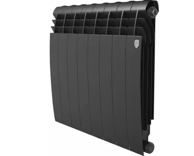 Радиатор биметал. Royal Thermo BiLiner 500 Noir Sable 8 секций, , шт в интернет-магазине Патент24.рф
