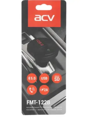 FM-трансмиттер ACV FMT-122B Ж-К в интернет-магазине Патент24.рф