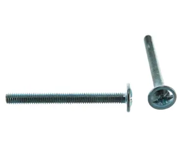 Винт для крепления ручки М4х40 белый цинк 8шт., , упак в интернет-магазине Патент24.рф