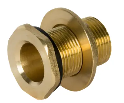 Врезка для бочки с контргайкой латунная 3/4", , шт в интернет-магазине Патент24.рф