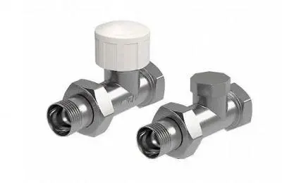 Набор термостатический прямой DE LUXE хром 1/2", , шт в интернет-магазине Патент24.рф