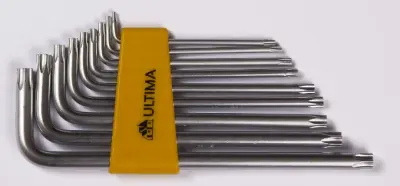 Набор ключей TORX Ultima 9шт CrV удлиненные T10-T50, , набор в интернет-магазине Патент24.рф