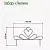 Заборчик мет дек Лилия 61х90см окраш. труба д1см. (5секц), , компл в интернет-магазине Патент24.рф