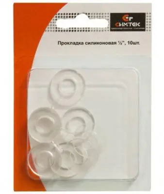 Прокладка силиконовая 1/2 (10шт), , шт в интернет-магазине Патент24.рф