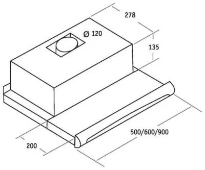 Вытяжка Cata TF 5250 XA в интернет-магазине Патент24.рф