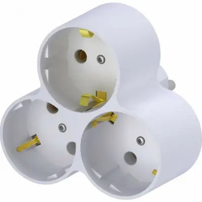 Тройник ФОТОН АМ 16-3Е 16А с зазем., , шт в интернет-магазине Патент24.рф