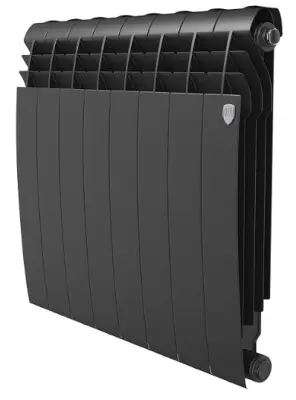 Радиатор биметал. Royal Thermo BiLiner 500 new Noir Sable 8 секций, , шт в интернет-магазине Патент24.рф
