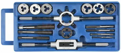 Набор ЗУБР "МАСТЕР" метчиков и плашек 16 пред. 28122-Н16, , шт в интернет-магазине Патент24.рф