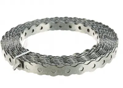 Перфолента монтажная перфорир. ВОЛНА 17х0,55мм L=25м, оцинк., , шт в интернет-магазине Патент24.рф