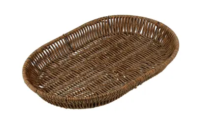 Корзина-сухарница плет. овал "Кондитер" 33,5х22,5см h4см мет/каркас , , шт в интернет-магазине Патент24.рф