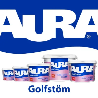 Краска AURA Golfstrom база TR для ванной и кухни 2,7л, , шт в интернет-магазине Патент24.рф