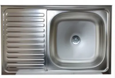 Мойка нерж.накл. 50х80 0,4х130 VLADIX V-402-R, , шт в интернет-магазине Патент24.рф