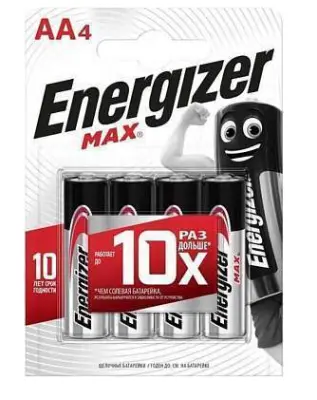 Элемент питания элемент питания energizer max lr6/316 bl4, , упак в интернет-магазине Патент24.рф