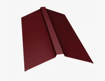 Конек с планкой 150*150*2000 мм RAL 8017 Шоколад 0,4 мм 0,83 м2, , шт в интернет-магазине Патент24.рф