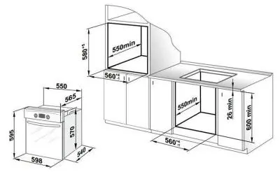 Шкаф духовой Gefest ЭДВ ДА 622-02 К35 (серое дерево) в интернет-магазине Патент24.рф