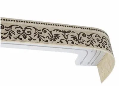 Карниз ОЛИВИЯ с поворотами 2,0м латунь, , шт в интернет-магазине Патент24.рф