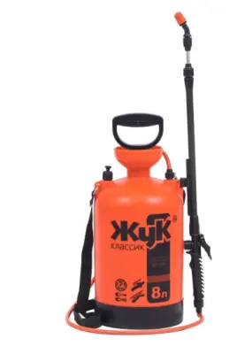 Опрыскиватель ОП-207 ЖУК 8л.+брандспойт, , шт в интернет-магазине Патент24.рф