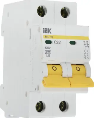 Выключ. автомат. ИЭК 2 пол. ВА 47-29 32А, , шт в интернет-магазине Патент24.рф
