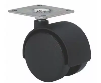 Колесная опора на площадке д.50мм без покрытия 1шт, , шт в интернет-магазине Патент24.рф