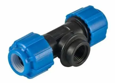 Тройник ПНД 25х3/4"х25 внутр. рез., , шт в интернет-магазине Патент24.рф