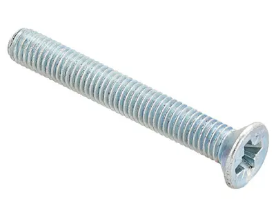 Винт пот. DIN965 М8х20 8шт белый цинк, , упак в интернет-магазине Патент24.рф