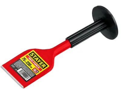 Зубило-конопатка Stayer Red Force с протектором, 75х230мм 2127, , шт в интернет-магазине Патент24.рф