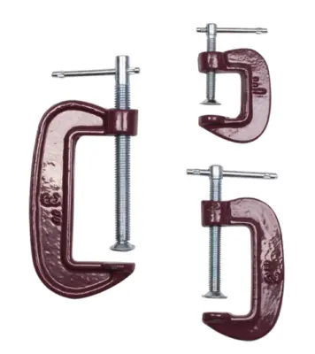 Набор струбцин тип G БИБЕР 85861 (25, 50,75мм) 3шт, , шт в интернет-магазине Патент24.рф