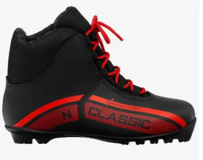 Ботинки лыжные Winter Star classic черный (лого красный) р.45 9796112, , пар в интернет-магазине Патент24.рф