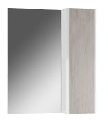 Шкаф-зеркало UNO 60 Дуб серый левый/правый Домино DU1503HZ, , шт в интернет-магазине Патент24.рф