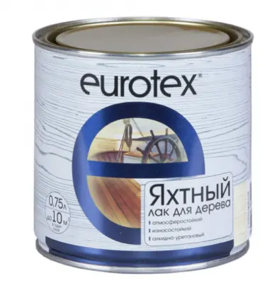 Лак Рогнеда Евротекс яхтный полуматовый 0,75л , , шт в интернет-магазине Патент24.рф