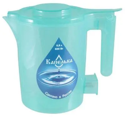 Чайник Капелька 0.5л зеленый в интернет-магазине Патент24.рф