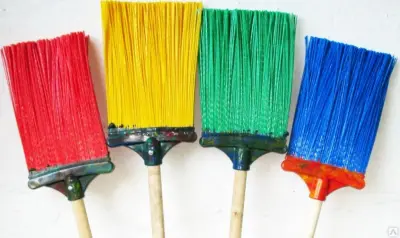 Метла полипропиленовая плоская Дворницкая 30х34см, , шт в интернет-магазине Патент24.рф