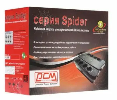 Источник бесперебойного питания Powercom Spider SPD-1000N в интернет-магазине Патент24.рф Источник бесперебойного питания Powercom Spider SPD-1000N в интернет-магазине Патент24.рф