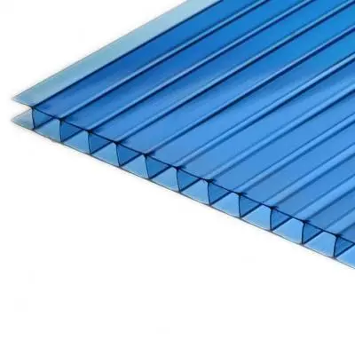 Поликарбонат сотовый 2,1х6х4мм синий, , л. в интернет-магазине Патент24.рф