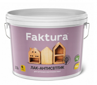 Лак-антисептик Faktura 2,7л Махагон, , шт в интернет-магазине Патент24.рф