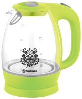 Чайник электрический Sakura SA-2715BK 1.7л 2200Вт (стекло) в интернет-магазине Патент24.рф